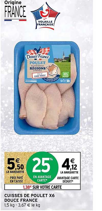 Cuisses De Poulet X6 Douce France
