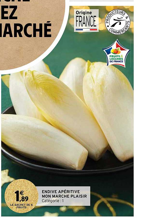 endive apéritive mon marché plaisir
