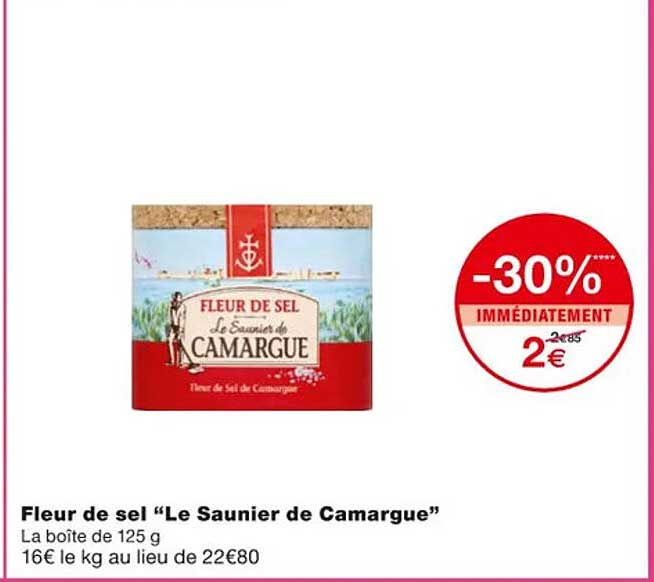 fleur de sel "le saunier de camargue"