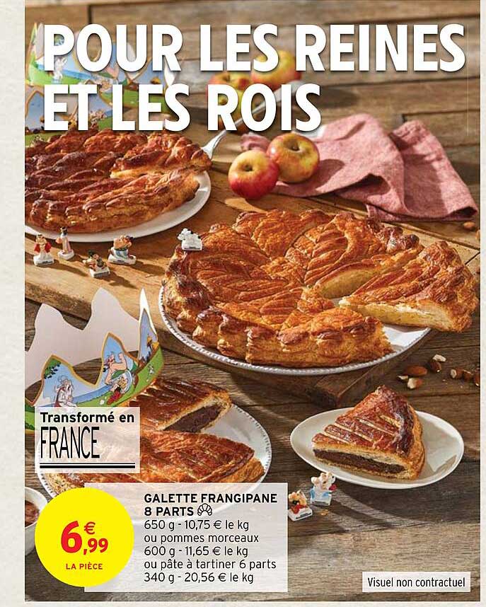 galette frangipane 8 parts