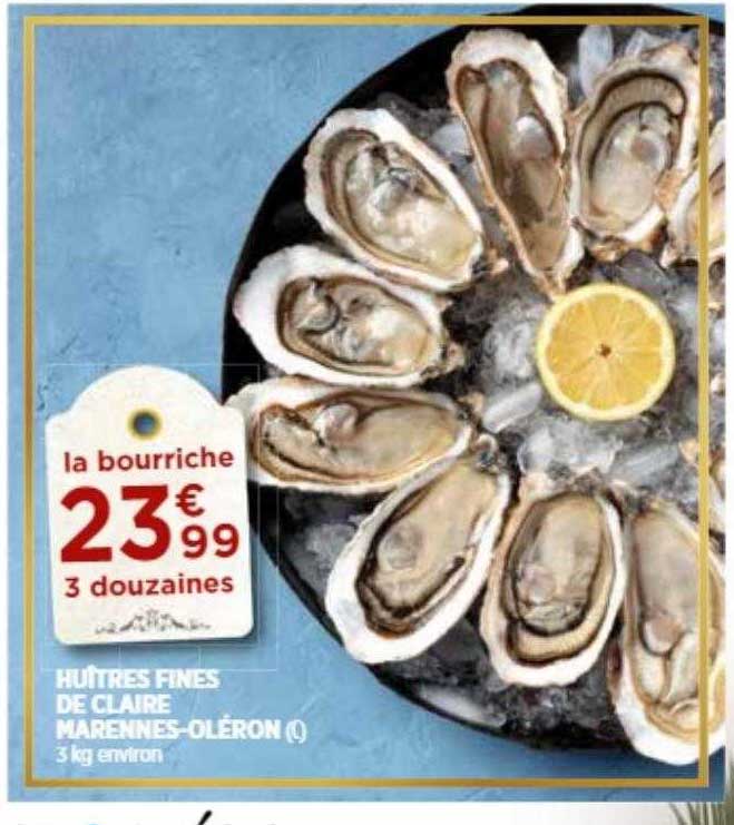 Huîtres Fines De Claire Marennes-oléron