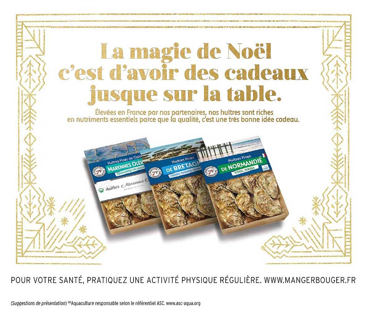 huîtres riches en nutriments essentiels