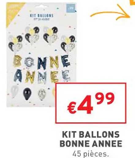 kit ballons bonne année