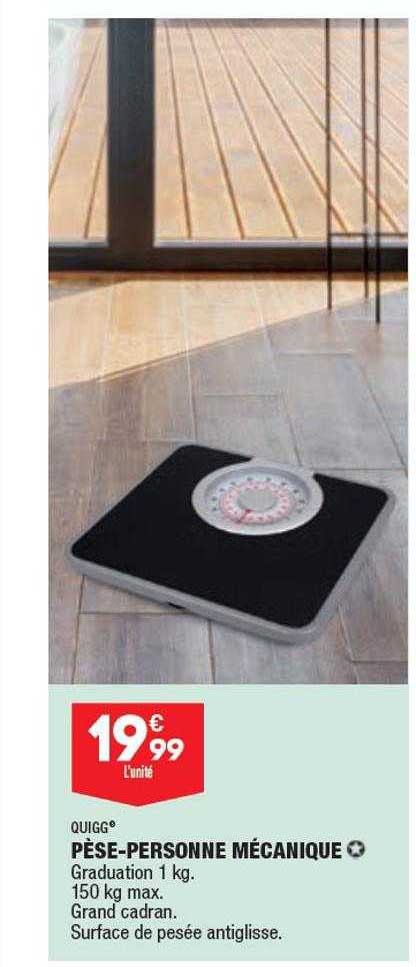 pèse-personne mécanique quigg