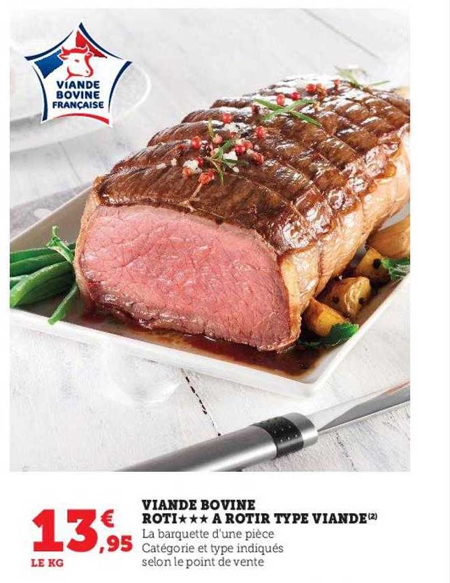 viande bovine rôti***à rôtir type viande