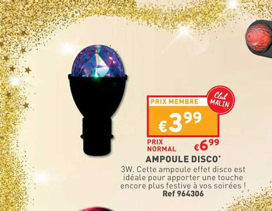 ampoule disco
