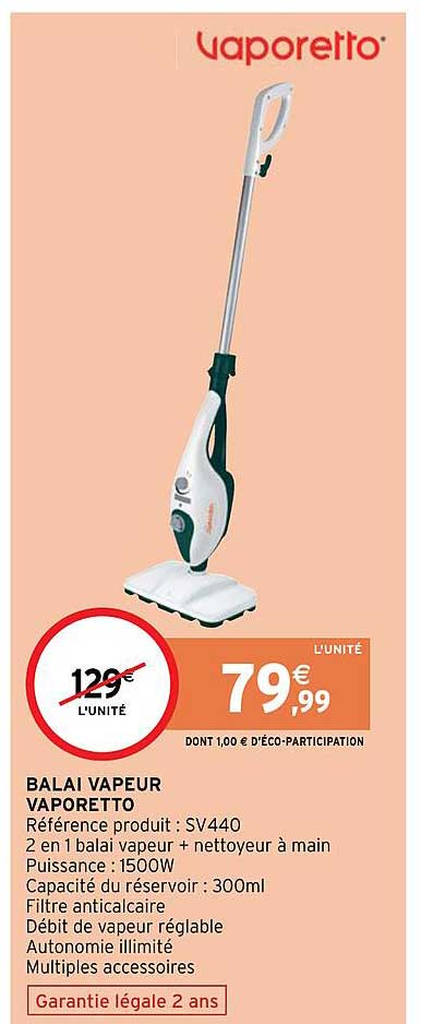 balai vapeur vaporetto