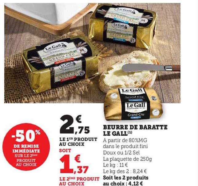 beurre de baratte le gall