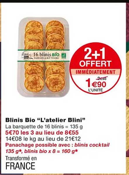 blinis bio "l'atelier blini"