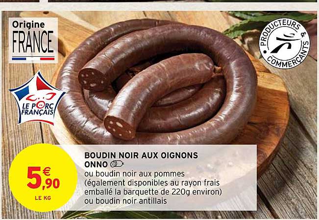 Boudin Noir Aux Oignons Onno