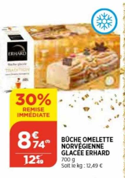 bûche omelette norvégienne glacée erhard