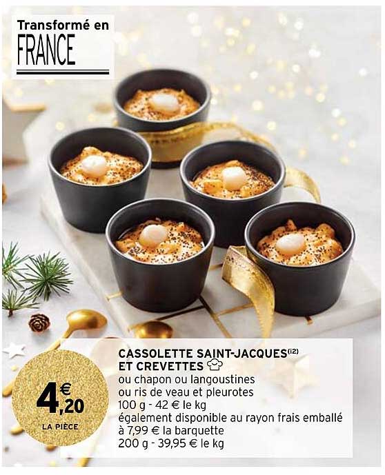 cassolette saint-jacques et crevettes