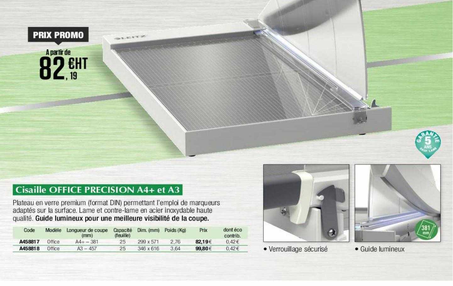 Cisaille Office Précision A4+ Et A3