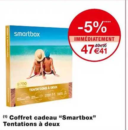 coffret cadeau "smartbox" tentations à deux