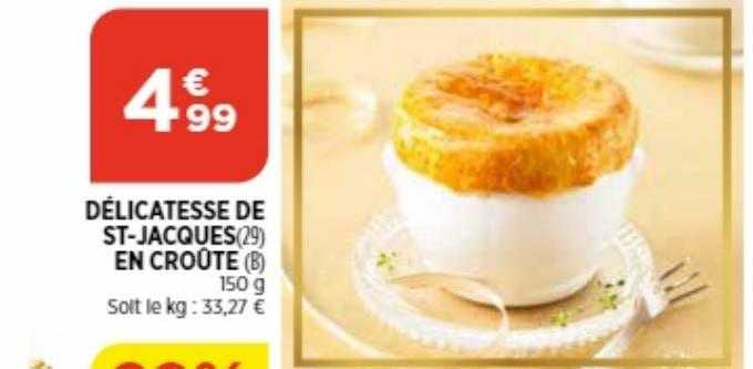 délicatesse de st-jacques en croûte