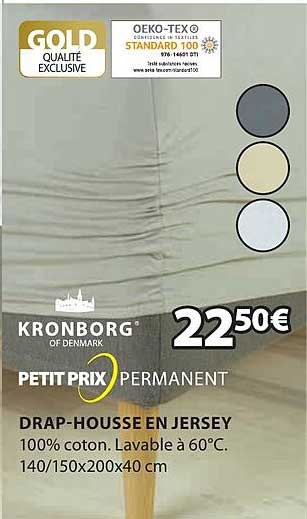 drap-housse en jersey kronborg