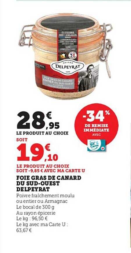 foie gras de canard du sud-ouest delpeyrat