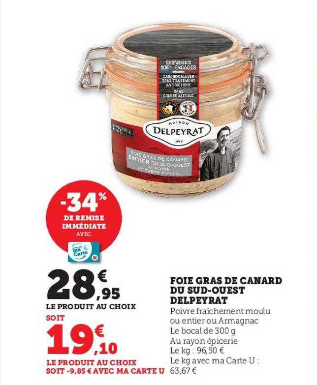 foie gras de canard du sud-ouest delpeyrat