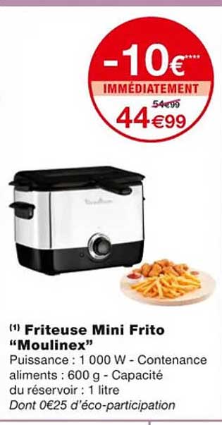 friteuse mini frito "moulinex"