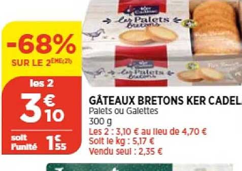 gâteaux bretons ker cadelac