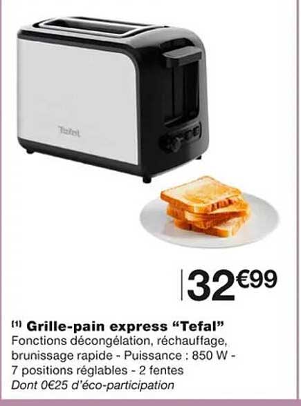 grille-pain express "tefal"
