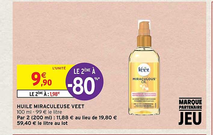 Huile Miraculeuse Veet