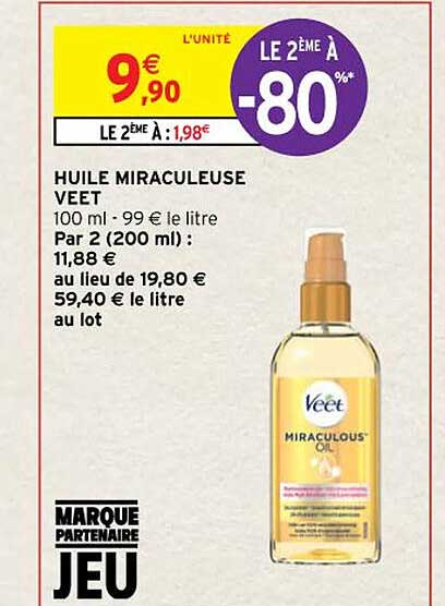 huile miraculeuse veet
