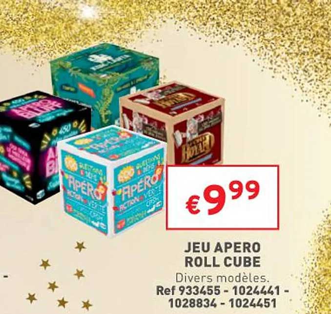 jeu apéro roll cube
