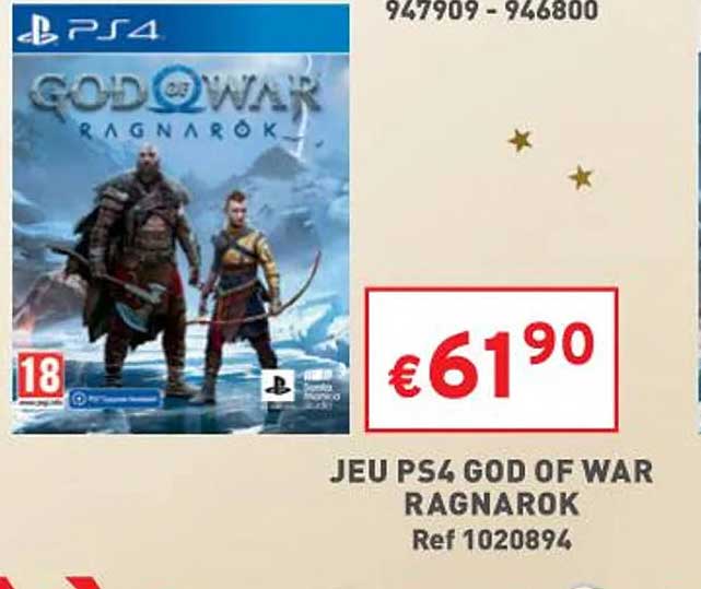 jeu ps4 god of war ragnarok