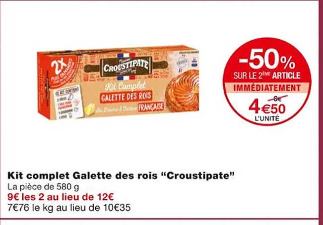 kit complet galette des rois "croustipate"
