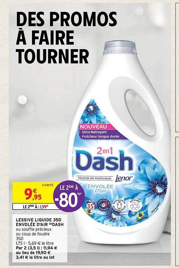lessive liquide 35d envolée d'air dash