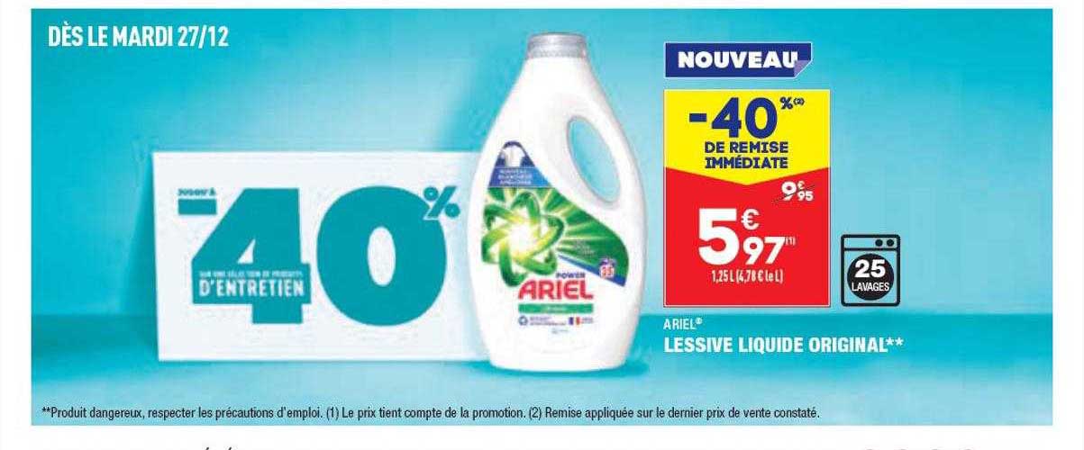 Lessive Liquide Original Ariel
