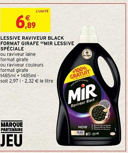 lessive raviveur black format girafe mir lessive spéciale