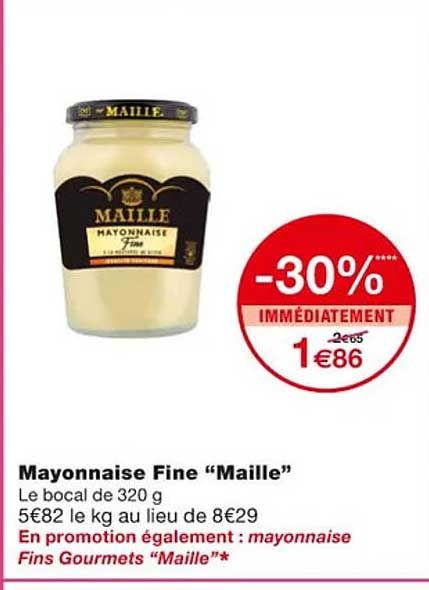 Mayonnaise Fine "maille"