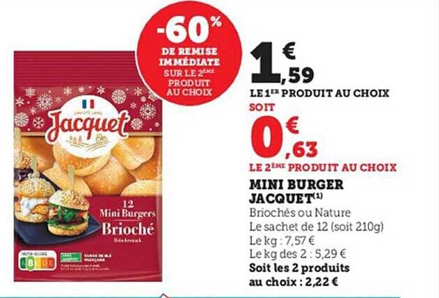 Mini Burger Jacquet