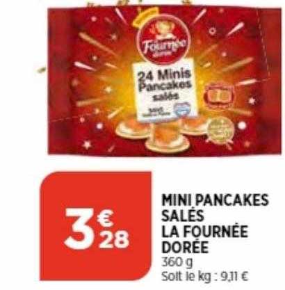 mini pancakes salés la fournée dorée