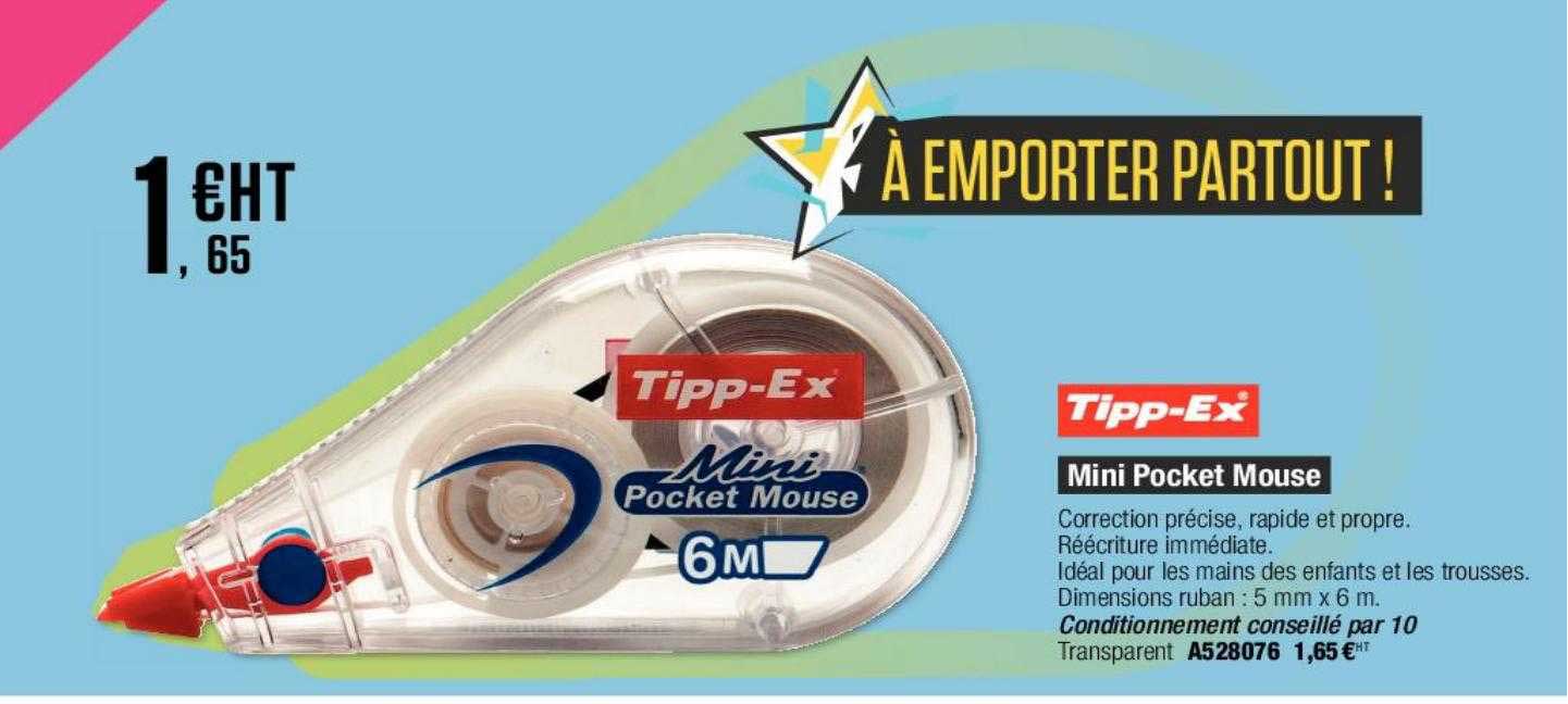 mini pocket mouse tipp-ex