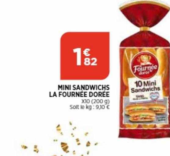 mini sandwichs la fournée dorée