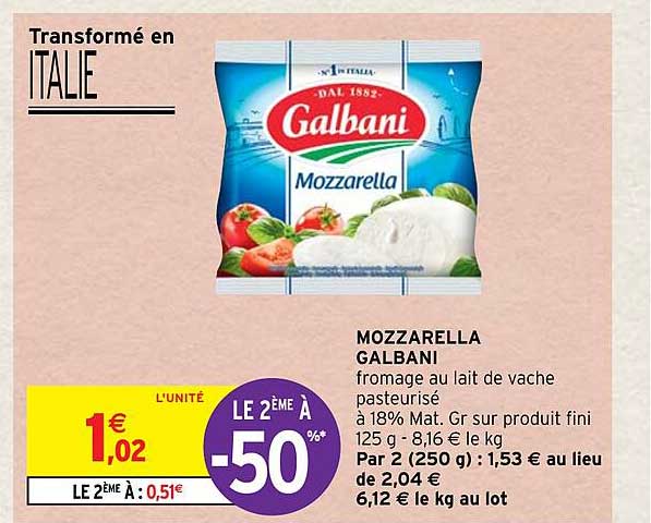 Mozzarella Galbani