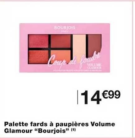 palette fards à paupières volume glamour "bourjois"