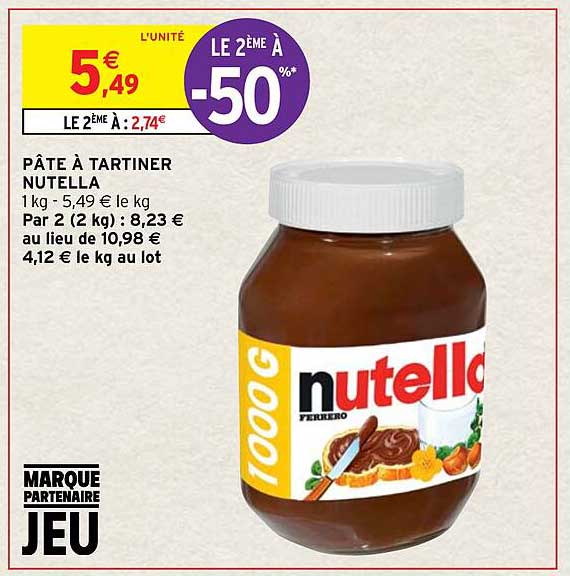Pâte à Tartiner Nutella