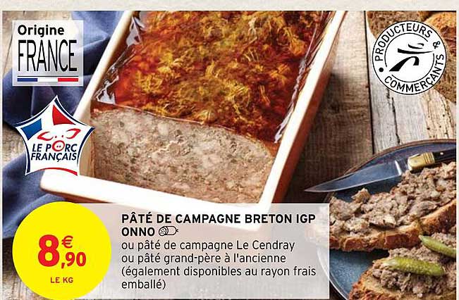 Pâté De Campagne Breton Igp Onno