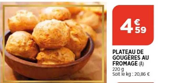 Plateau De Gougères Au Fromage