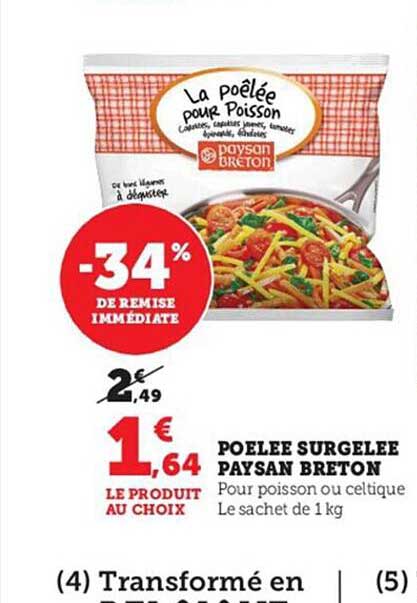 Poêlée Surgelée Paysan Breton