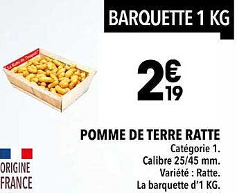 pomme de terre ratte