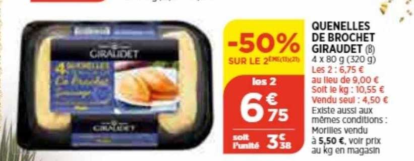 quenelles de brochet giraudet