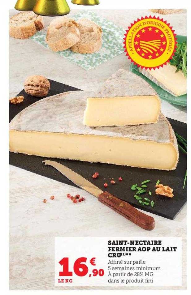 saint-nectaire fermier aop au lait cru