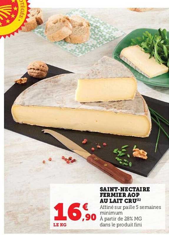 saint-nectaire fermier aop au lait cru