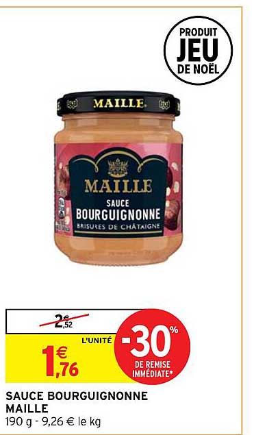 sauce bourguignonne maille