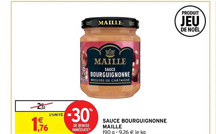 sauce bourguignonne maille